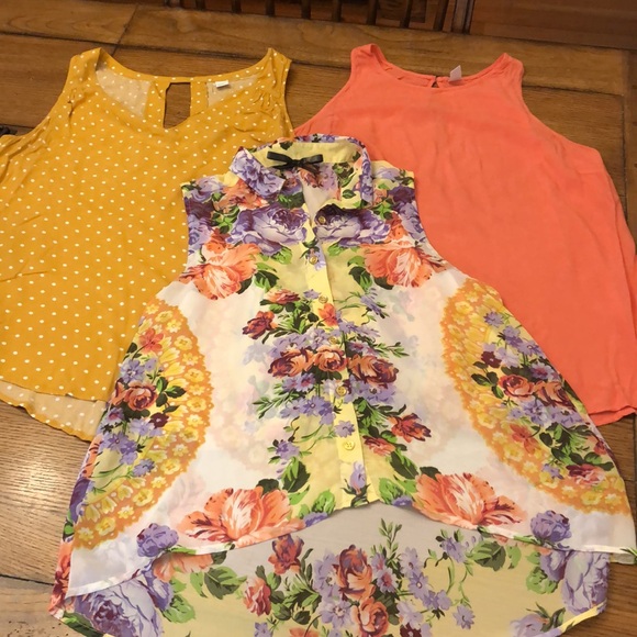Lot of 3 Women’s size Large blouse Old Navy Ali Kris Summer sleeveless travel - Picture 10 of 10